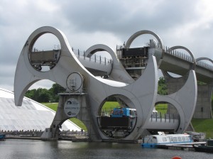 Schiffshebewerk Falkirk Wheel in Schottland (Foto © P. Milde)