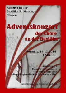 Adventskonzert in der Basilika St. Martin in Bingen, 14. Dezember 2014